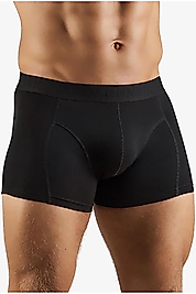 CLQTH Erkek Siyah Yazısız Boxer - Doğru Kalıp, Yüksek Konfor